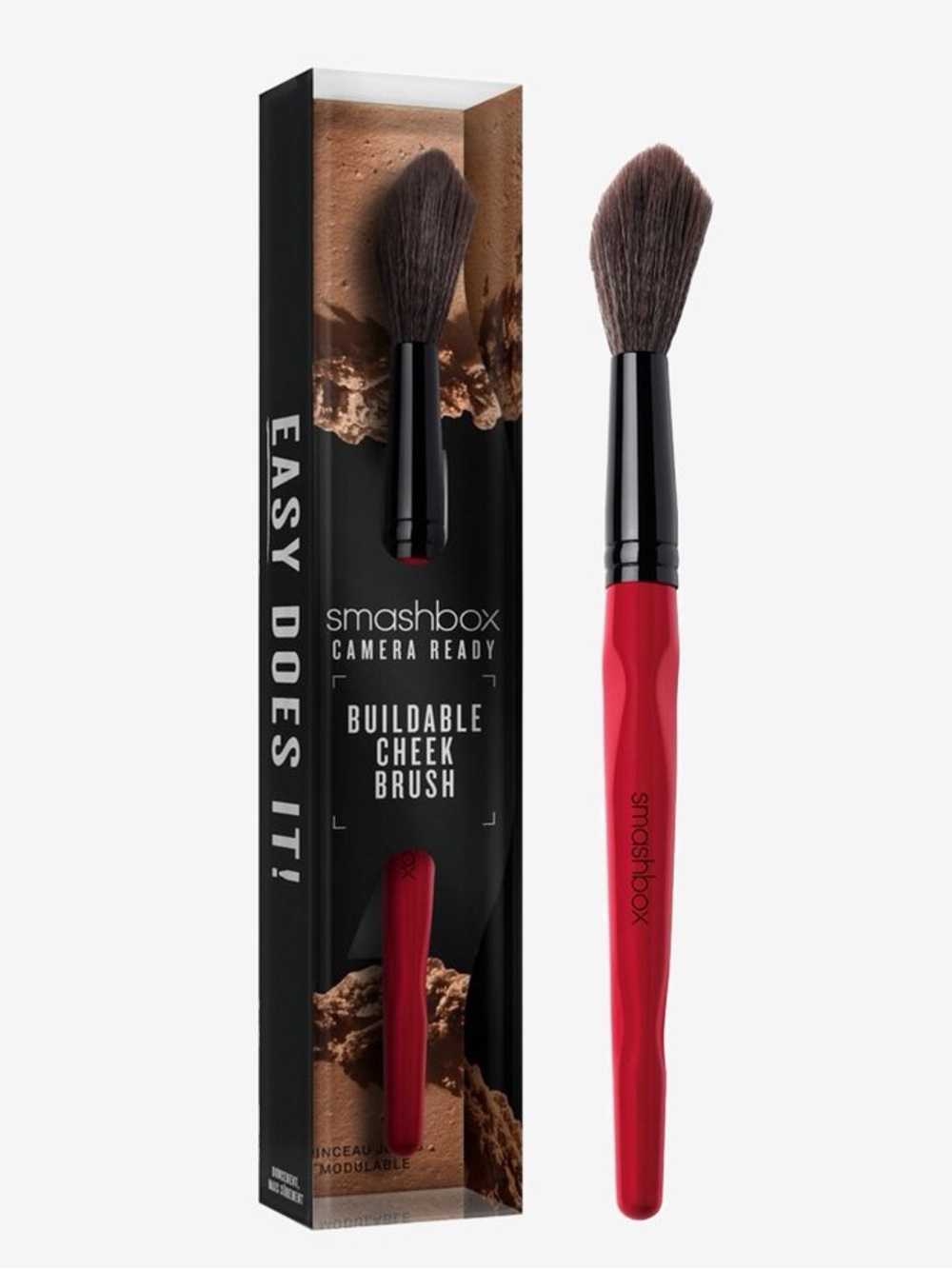 Smashbox Buildable Cheek Brush Full Size/Pair w/ Blush and/or Bronzer NEW IN BOX